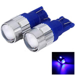 Blue 6 SMD Led T10 Base Projector Lens