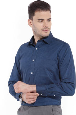 Formal Blue Shirt-shopifylearningstore